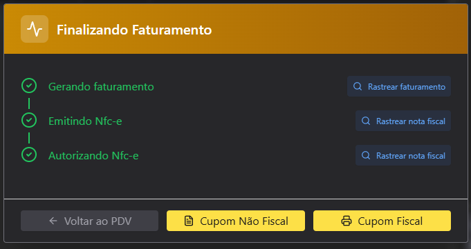 Finalizando